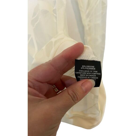 Joeffer Coac Abstract Mesh Top LS Cream Small - Picture 5 of 5